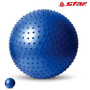 보수볼 밸런스 짐볼운동 필라테스볼 발란스 땅콩 요가 헬스 짐볼 65cm 돌기형 마사지 블루