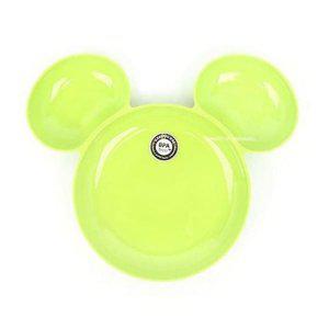 접시 그릇 멜라민 식기 어린이접시 유아 27x24cm 미키