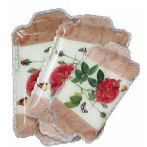 카페 쟁반 아크릴 3종세트 받침 베이커리 트레이