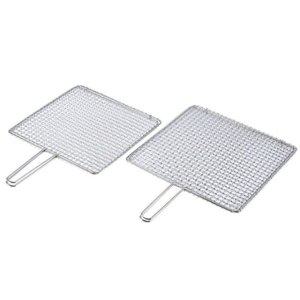 스텐 이중 불판 석쇠 고기 손잡이 그릴 285x285