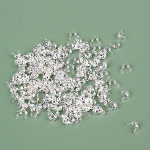 올챙이캡 실버 비즈 부자재 공예 재료