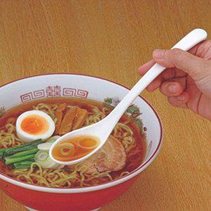 우동 국물 스푼 2P 조리용 면 요리 슈퍼 긴 디자인