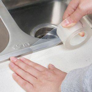 틈새 방수 차단제 5M 투명 곰팡이 방지 테이프 방지용품