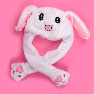 움직이는 모자 토끼 귀쫑긋 털 방한모 귀달이