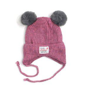 유아모자 귀달이모자 아동헌팅캡 두방울끈 겨울모