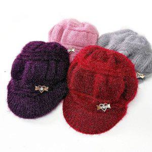 할머니에라 끈모자 겨울모자 우리 엄마 중년 모