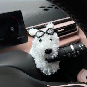 강아지 차량용 인형 깜빡이 장식 피규어 꾸미기 악세사리