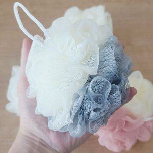 부드러운 대형 거품 샤워볼 투톤 샤워망 큰사이즈 바디타올 MM-50090