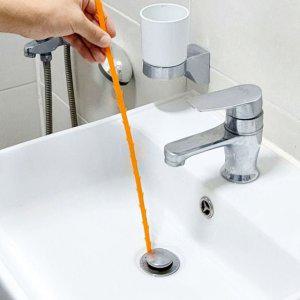 욕실 배수구 청소 스틱 이물질 제거 도구 청소용