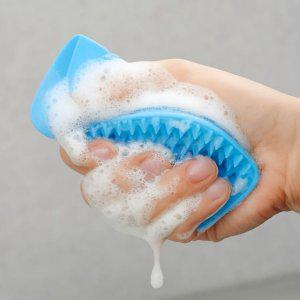 실리콘 주방 세제 스펀지 과일 채소 세척용 위생 수세미 MM50193