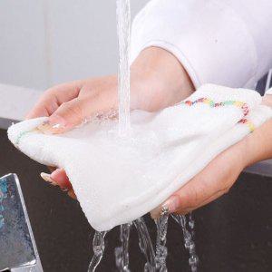 거즈 재사용 행주 대나무 수건 기름 흡수 면사 청소용 수세미