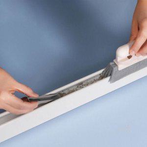 틈새 청소솔 창문 모서리 스펀지 청소 브러시 샤시 먼지 제거용 솔