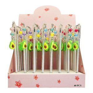 엠에스 슬림 젤펜 블랙 아보카도 수성 필기구 단품 사무용 펜