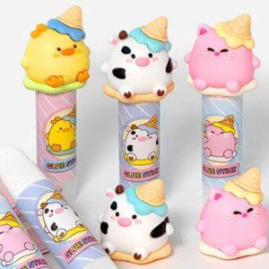 아이스콘 학용품 고체풀 문구용품 필기구 인싸템