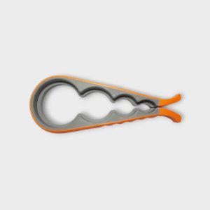 다기능 만능 오프너 병따개 4구 오렌지 다용도 주방 도구