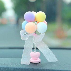 자동차 대시보드 장식 풍선 소품 차량 내부 꾸미기 S13258