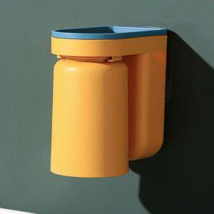 거치형 양치컵 홀더 욕실 용품 무타공 거꾸로 디자인 옐로우 거치대