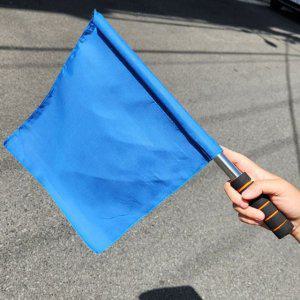 체육대회 응원 깃발 블루 컬러 스포츠 행사