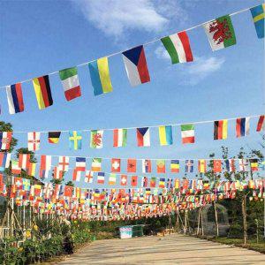 국제 국기 장식 가랜드 만국기 플래그 연말 파티 소품