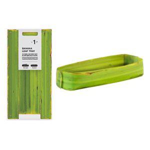 바나나잎 스타일 접시 소품 트레이 다용도 간식용 1P 롱타입