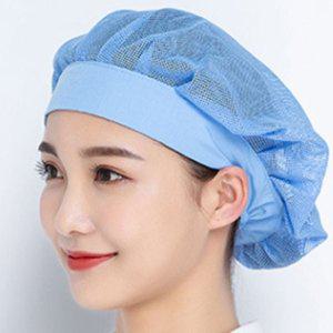 주방 조리모 위생 모자 스카이 메쉬 식당 조리사