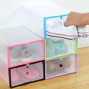 신발 보관함 운동화 정리 박스 투명한 조립식 정리함
