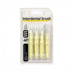 고강도 치간칫솔 와이어형 아이보리색 치간 세정용품
