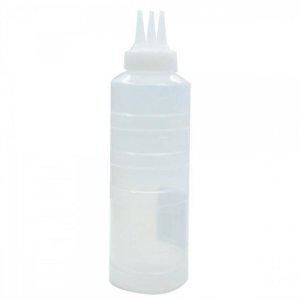 반투명 소스 보관통 대형 3구 소스병 잘라쓰는 용기