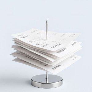 주문서 정리 홀더 카페 영수증 꽂이 음식점 빌지 스탠드 오더핀 계산서 정리대