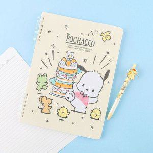 포차코 B5 스프링노트 2단 학습노트 귀여운 캐릭터 노트