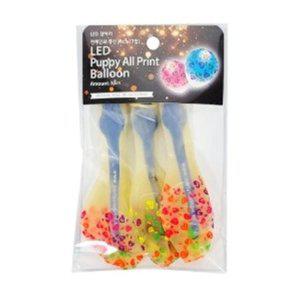강아지 풍선 30cm 전체인쇄 네온 조명