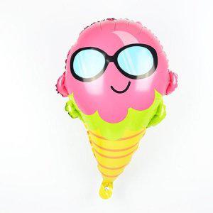아이스크림 호일풍선 생일파티 꾸미기 용품 바람개비 풍선 장식용 호일