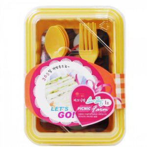 피크닉 도시락 통 소풍 용기 예쁜 보관함