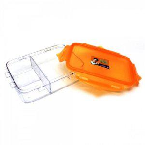 투명 밀폐식 도시락 용기 칸막이형 식사 통 다용도