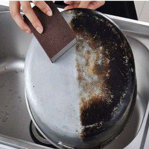 업소용 그릴팬 청소용 스폰지 10개 주방 찌든때 제거 수세미