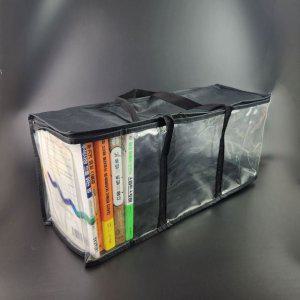 책 보관용 투명 가방 교과서 수납함 학습자료 보관함