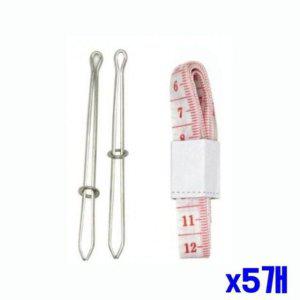 재봉 작업 고무줄 끼우기 허리 줄자 홈 수예 용품