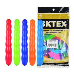 풍선 파티 꾸미기 용품 꽈배기 패턴 행사 용