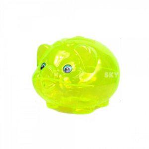 형광 투명 저금통 대형 인테리어 소품 돼지 모양