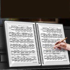 스프링 악보 파일집 A4 피아노 스프링북 20매 정리함 포켓형