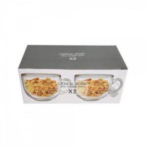 유리 시리얼컵 450ml 주방용 물컵 다용도 수납컵