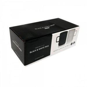 무광 블랙 화이트 머그컵 가정용 커피