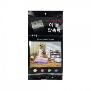 이불 압축 정리팩 2매 밀폐용기 110x100cm 공간 절약 비닐