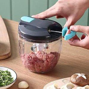 다용도 야채 분쇄기 수동 마늘 다지기 슬라이서 주방 조리 도구