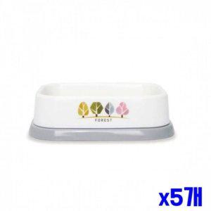 사각 비누 거치대 심플 디자인 디스펜서 세면대 소품 정리함