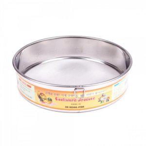 스텐레스 원형 거름망 대형 채반 소쿠리 채소 세척 용기