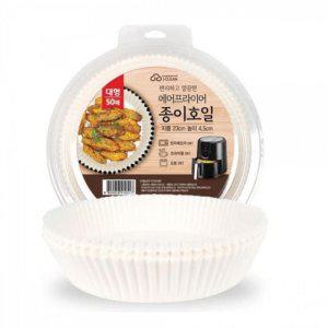 에어프라이어 전용 종이호일 대형 50매 롤 주방용품