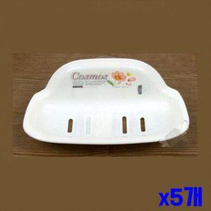 비누받침 벽걸이 수납함 플라워 스타일 비누대 인테리어 소품