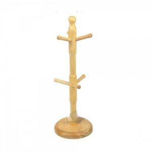 원목 컵걸이 튼튼한 주방 정리 소품 컵수납 컵정리대 자연 친화적 디자인