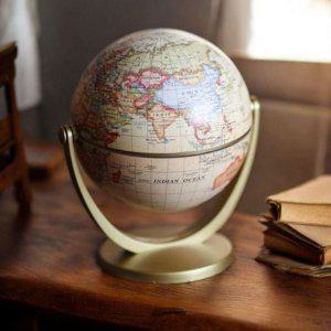빈티지 미니 지구본 소형 탁상 인테리어 소품 책상 장식 용품